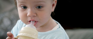 Baby Sucking on Bottle - Biermann Orthodontics