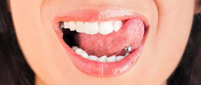 19 Habits That Wreck Your Teeth - Tongue Piercings - Biermann Orthodontics