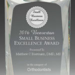 2016 Beaverton Small Business Excellence Award in the Orthodontists