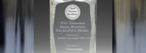 2016 Beaverton Small Business Excellence Award in the Orthodontists